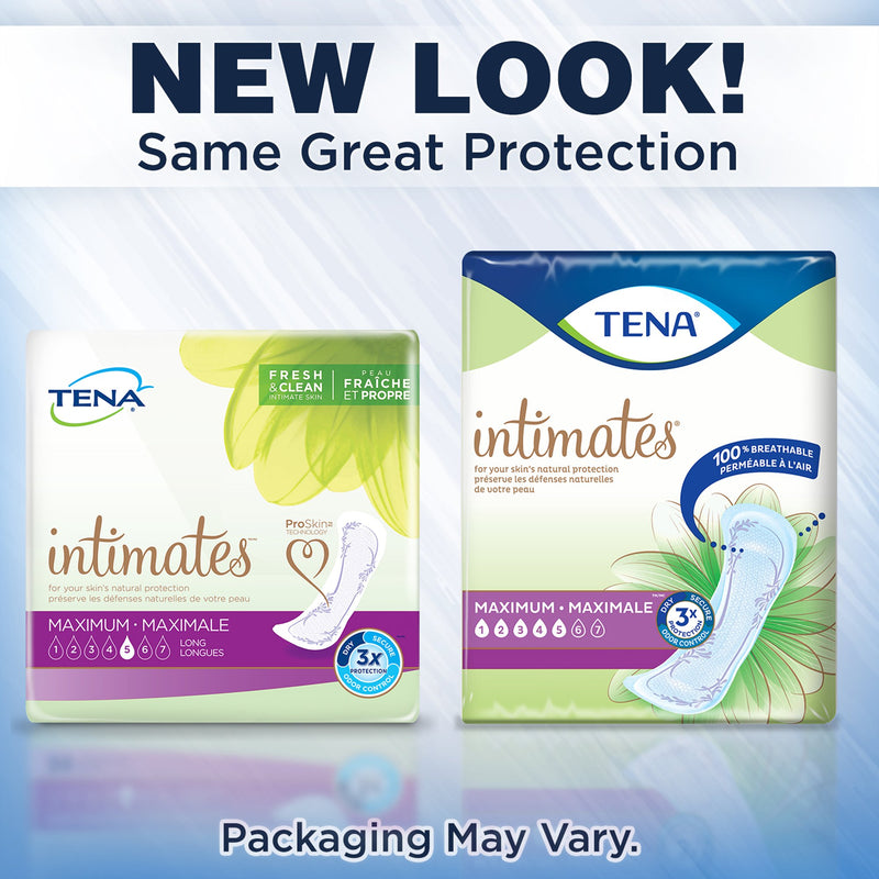 Tena® Intimates™ Maximum Bladder Control Pad, 6 x 14 Inch