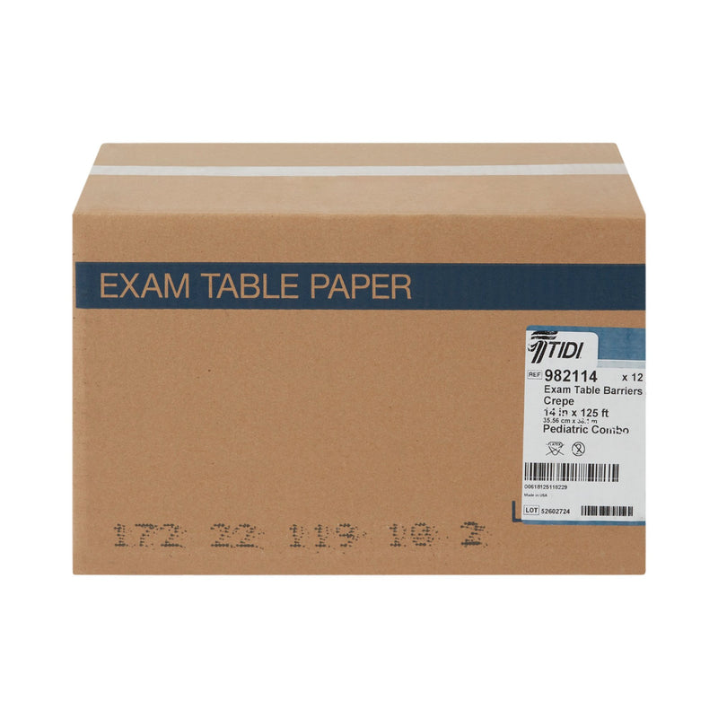 McKesson Brand Crepe Table Paper, 14 Inch x 125 Foot, Print (Pediatric Combo)