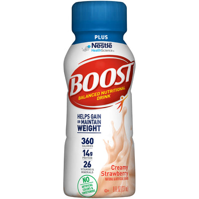 Boost® Plus Strawberry Oral Supplement, 8 oz. Bottle
