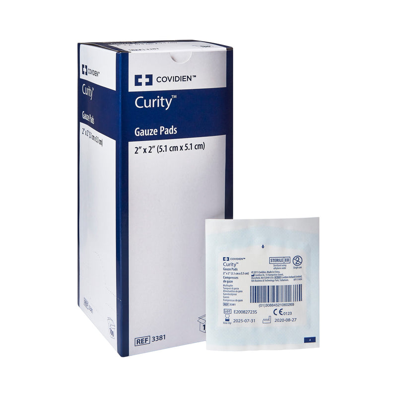 Curity™ Sterile Gauze Sponge, 2 x 2 Inch
