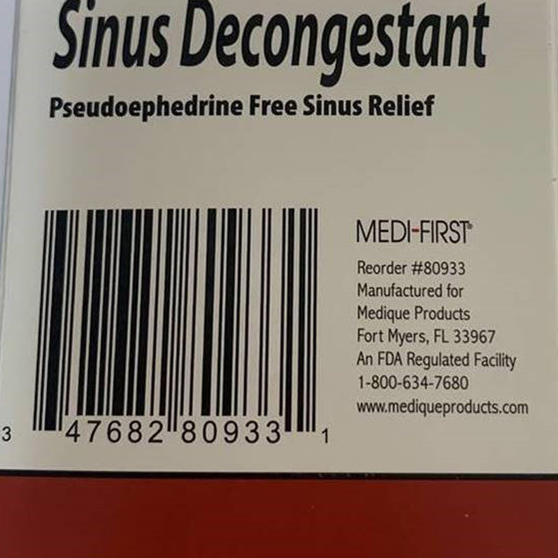 Medi-First® Phenylephrine Sinus Relief