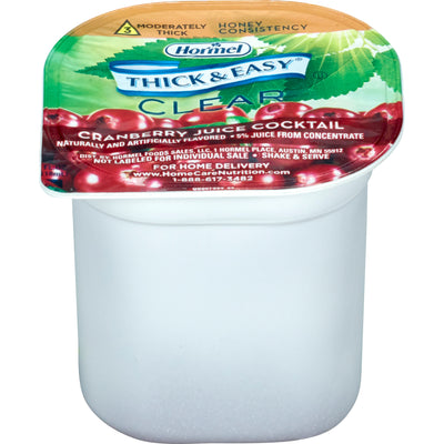Thick & Easy® Clear Honey Consistency Cranberry Juice Thickened Beverage, 4-ounce Cup