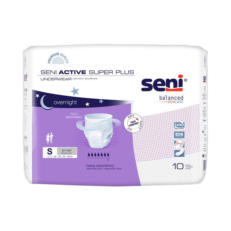 Seni® Active Super Plus Heavy Absorbent Underwear, Small