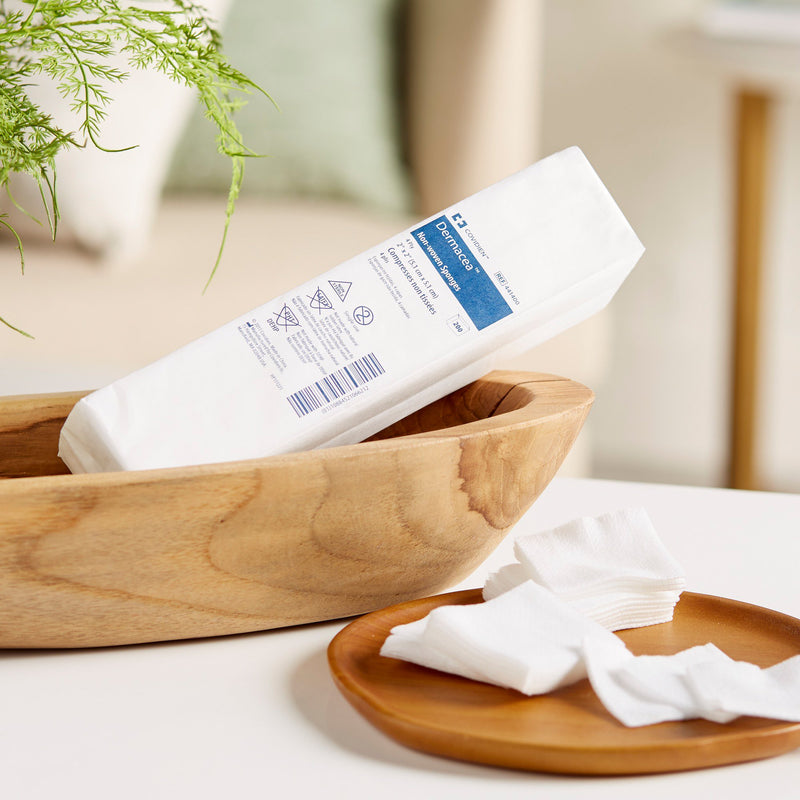 Dermacea™ NonSterile Nonwoven Sponge, 2 x 2 Inch