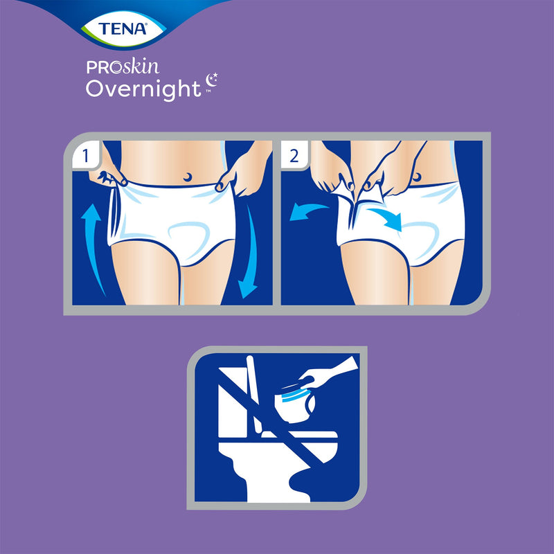 Tena® Overnight Super Absorbent Underwear, Medium