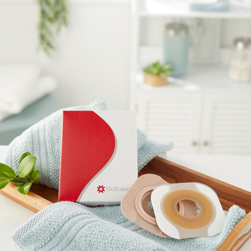 New Image™ Flextend™ Colostomy Barrier With 1 3/8 Inch Stoma Opening