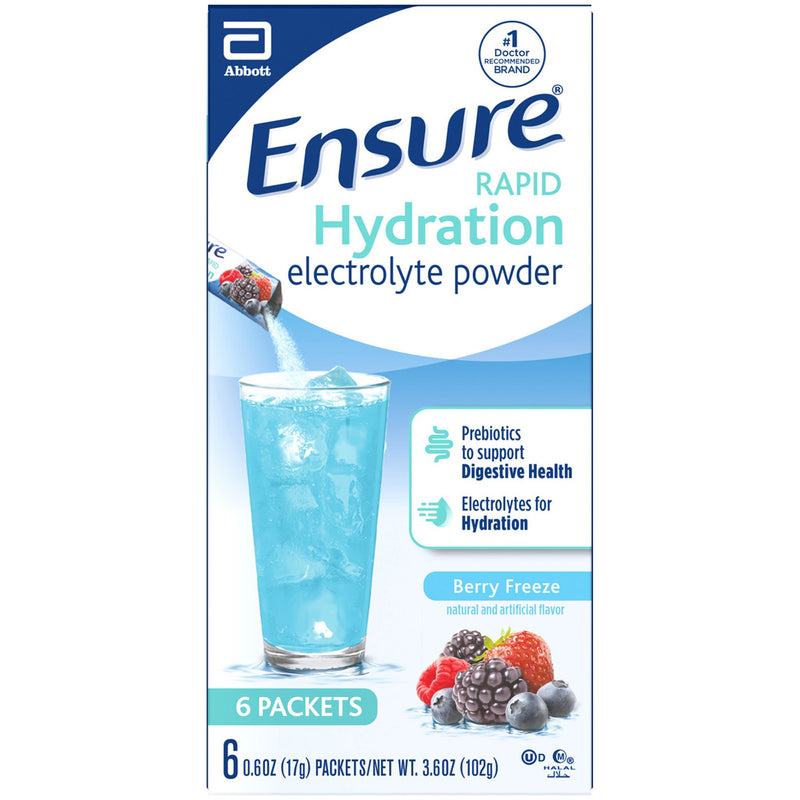 Ensure® Rapid Hydration Electrolyte Berry Flavor Oral Supplement, 0.7 oz. Individual Packet