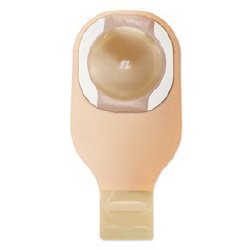 One-Piece Drainable Beige Ostomy Pouch, 12 Inch Length, 1-9/16 Inch Stoma