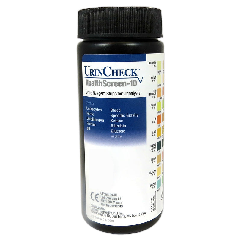 UrinCheck™ HealthScreen-10 Urinalysis Rapid Test Kit