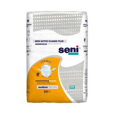 Seni® Active Classic Plus Moderate Absorbent Underwear, Medium