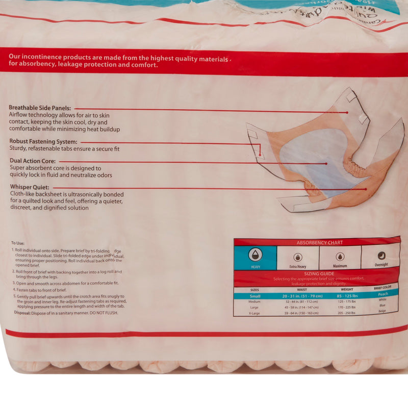 Wings™ Plus Heavy Absorbency Incontinence Brief, Small