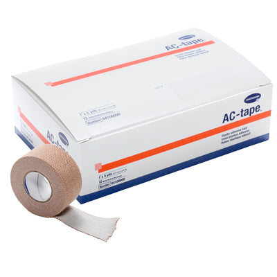AC-tape® Cotton Elastic Tape, 1 Inch x 5 Yard, Tan