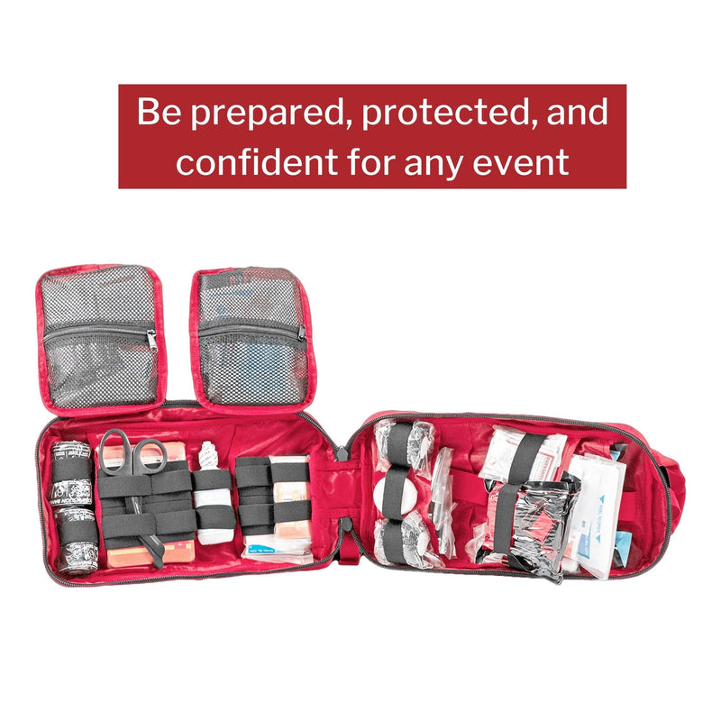 My Medic MyFAK First Aid Kit, Large Trauma Kit with Medical Supplies - Red