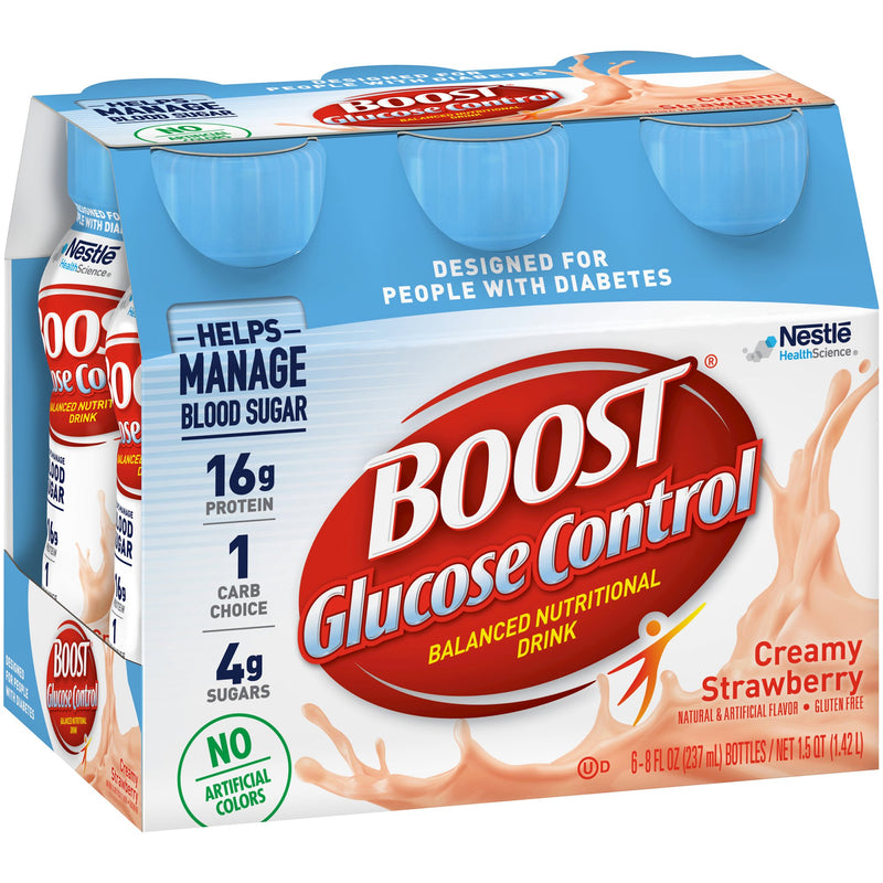 Boost® Glucose Control Strawberry Oral Supplement, 8 oz. Bottle