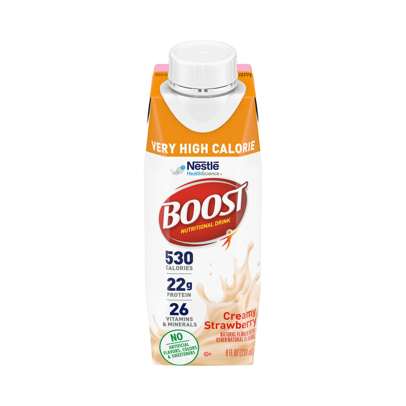 Boost® Very High Calorie Strawberry Oral Supplement, 8 oz. Carton