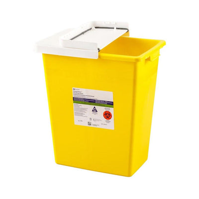 SharpSafety™ Chemotherapy Waste Container, 10 H x 10½ W x 7¼ D Inch