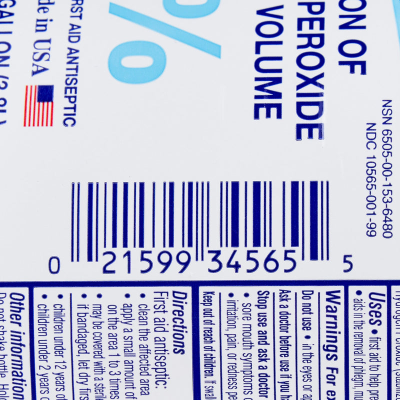 Hydrox® Hydrogen Peroxide Antiseptic, 1 gal. Bottle