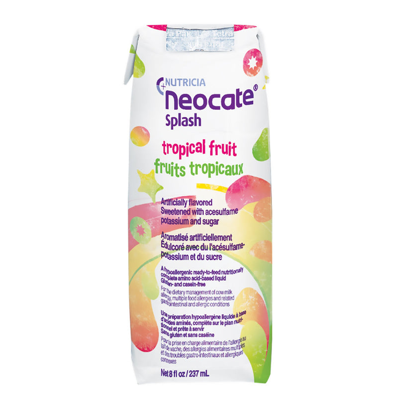 Neocate® Splash Tropical Fruit Flavor Pediatric Oral Supplement / Tube Feeding Formula, 8 oz. Carton