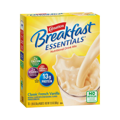 Carnation Breakfast Essentials® Vanilla Oral Supplement, 1.26 oz. Individual Packet