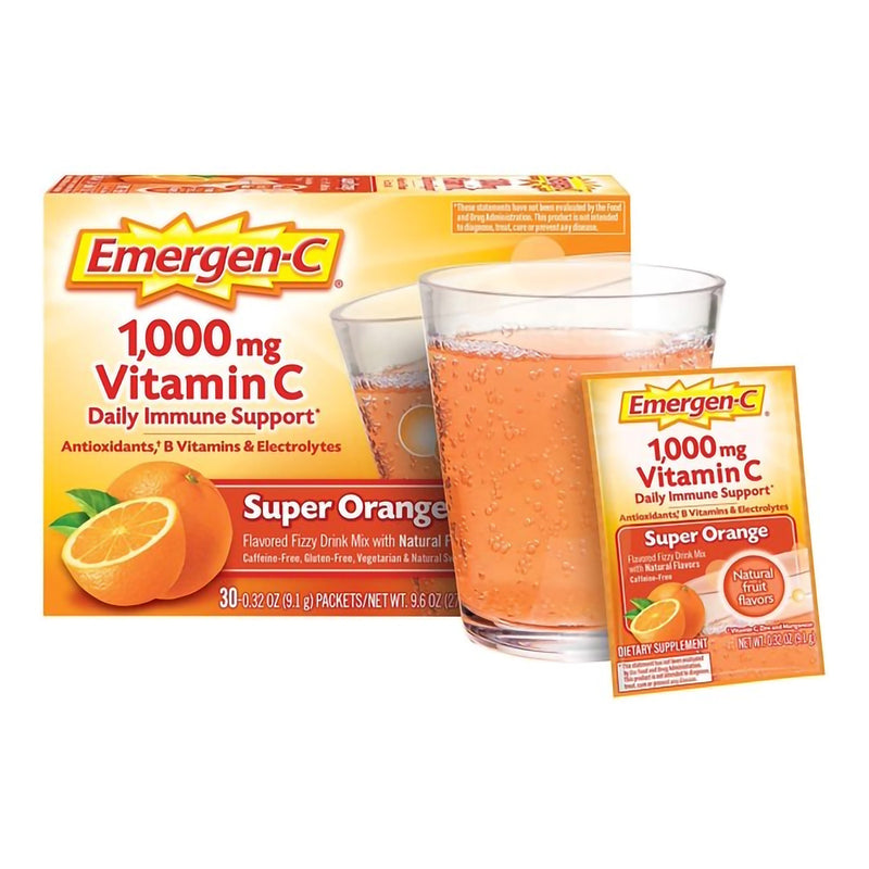 Emergen-C® Super Orange Oral Supplement, 0.3 oz. Packet