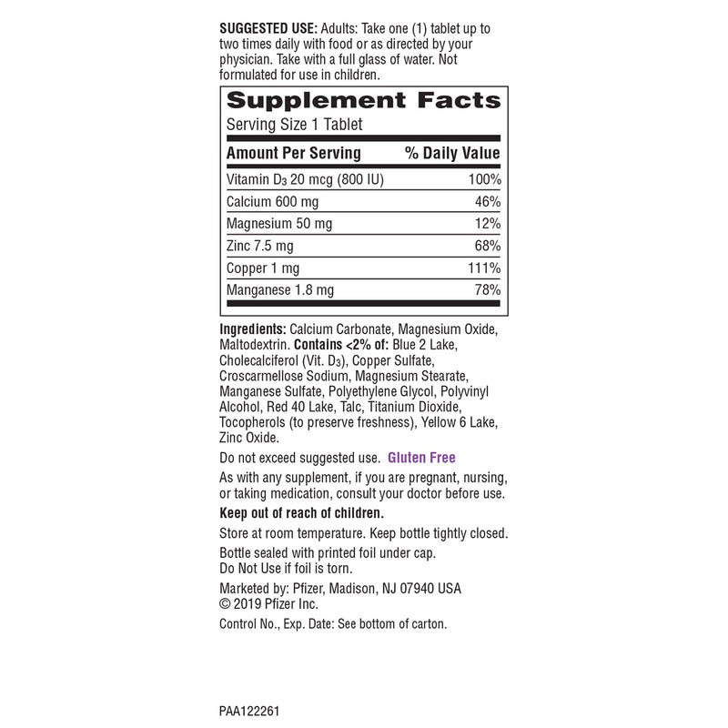 Caltrate® 600 + D-3 Calcium / Vitamin D Joint Health Supplement