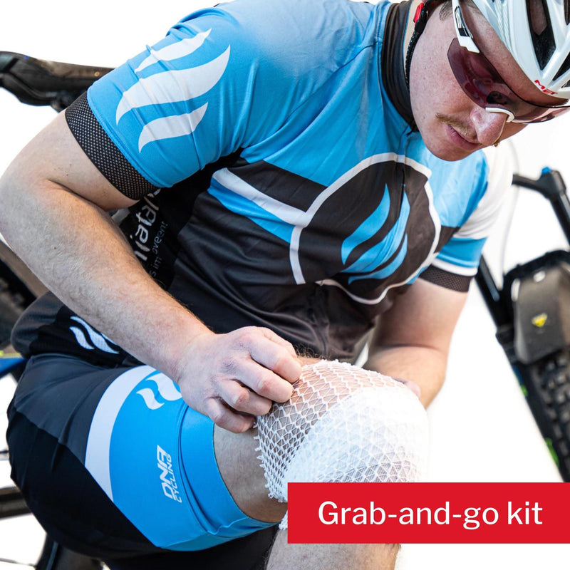 My Medic Med Packs First Aid Kit for Cyclists - Bike Injury Supplies in Portable Pouch