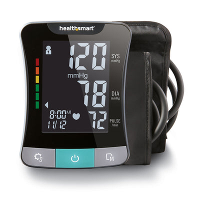Mabis 1-Tube Blood Pressure Monitor, Digital, Black Cuff