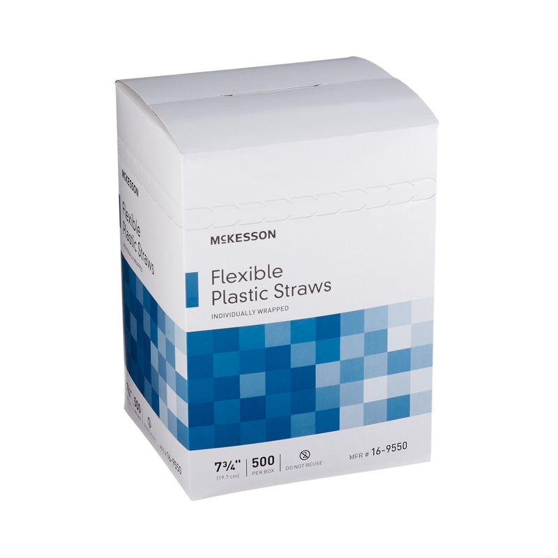 McKesson Flexible Drinking Straw, 500 per Box