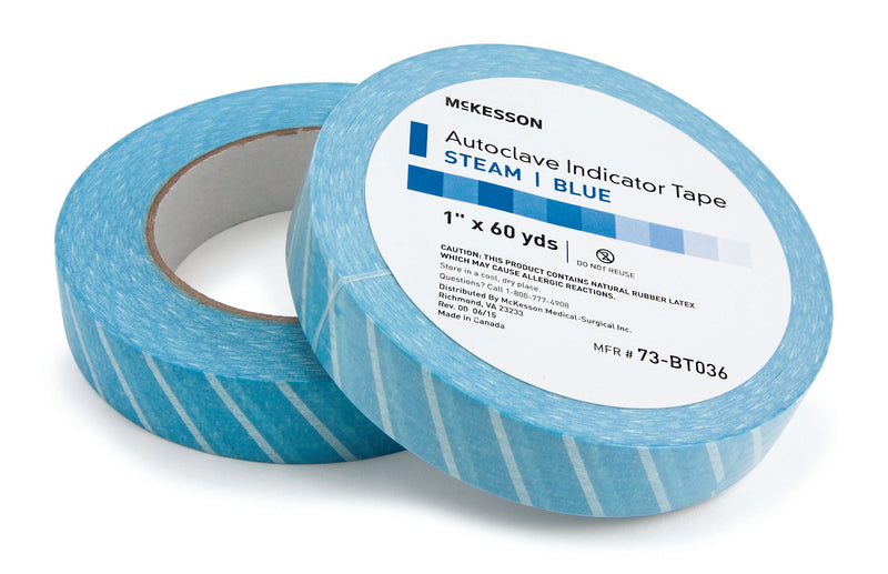 McKesson Steam Indicator Tape, 1 Inch x 60 Yard