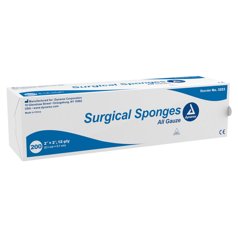 Dynarex® NonSterile Gauze Sponge, 2 x 2 Inch