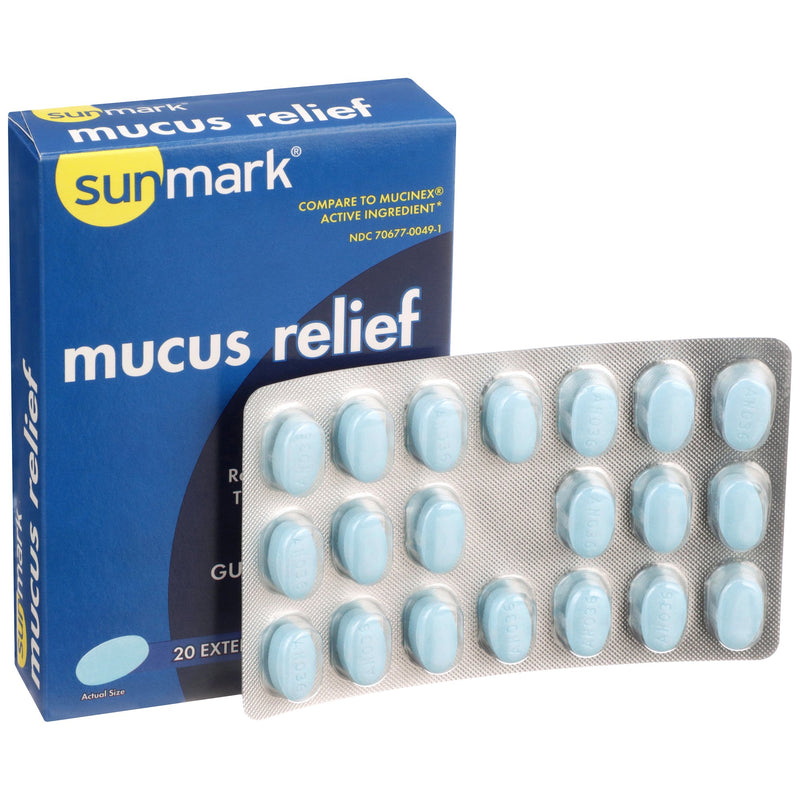 sunmark® mucus E.R.™ Guaifenesin Cold and Cough Relief