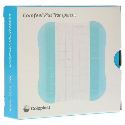 Comfeel® Plus Transparent Hydrocolloid Dressing, 4 x 4 Inch