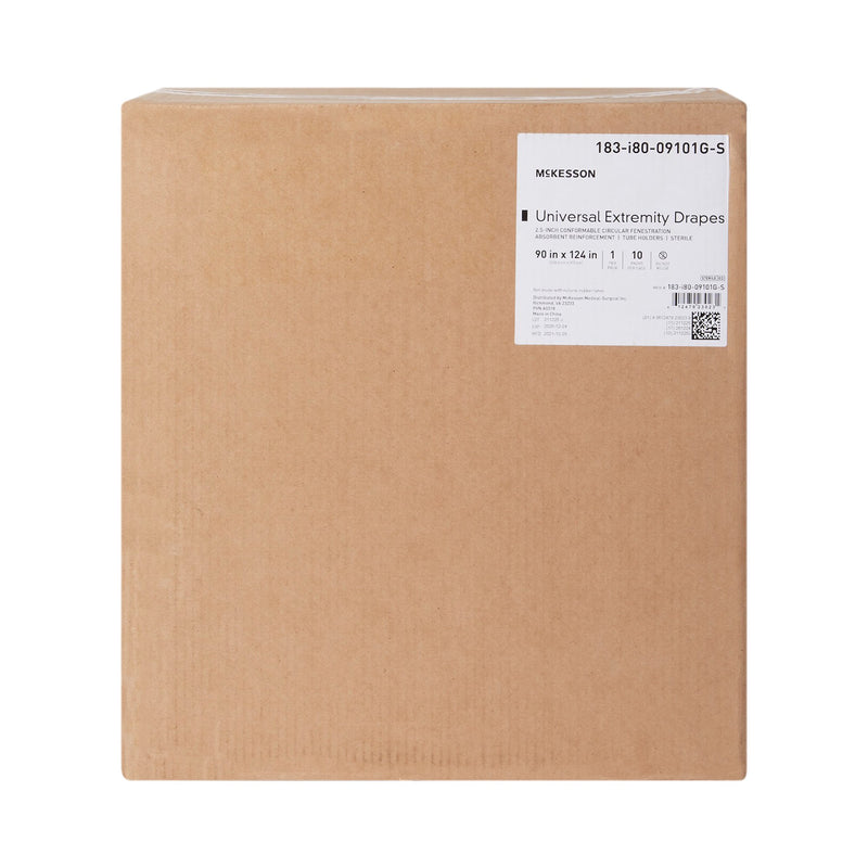 McKesson Sterile Universal Extremity Orthopedic Drape, 90 W x 124 L Inch