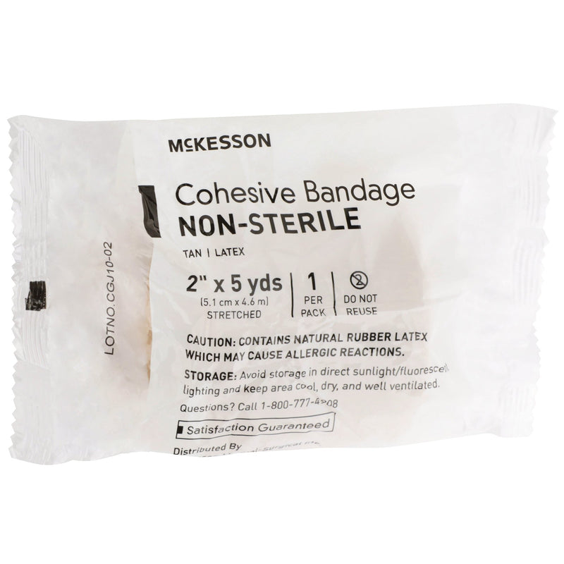 McKesson Self-adherent Closure Cohesive Bandage, 2 Inch x 5 Yard