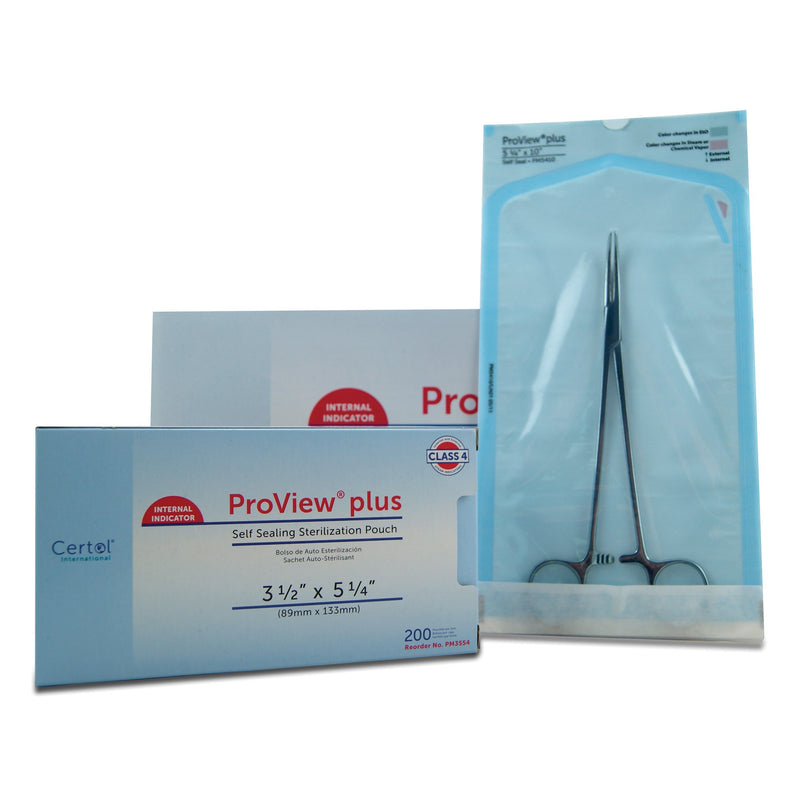 ProView® plus Sterilization Pouch, 3-1/2 x 5-1/4 Inch