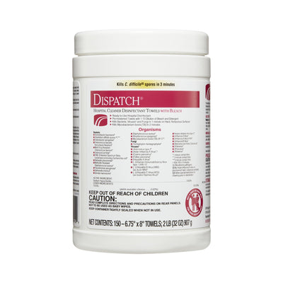 Dispatch® Surface Disinfectant Cleaner with Bleach, Canister