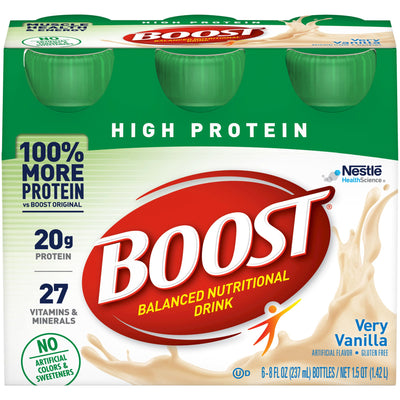 Boost® High Protein Vanilla Oral Supplement, 8 oz. Bottle