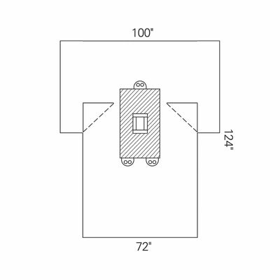 Halyard Sterile Laparotomy Abdominal Drape, 100 W x 72 W x 124 L Inch