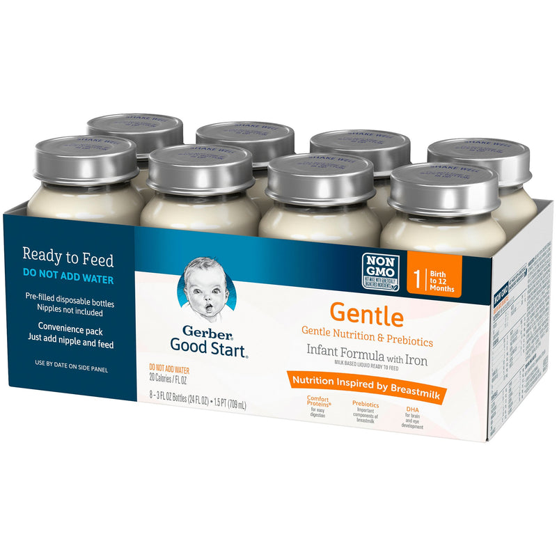 Gerber® Good Start® Gentle NonGMO Ready to Use Infant Formula, 3 oz. Bottle