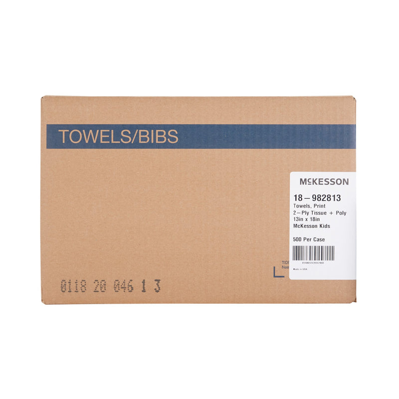 McKesson KIDS™ Design Procedure Towel, 13 x 18 Inch