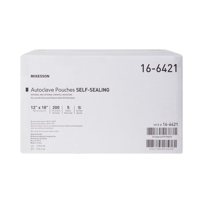 McKesson Sterilization Pouch, 12 x 18 Inch