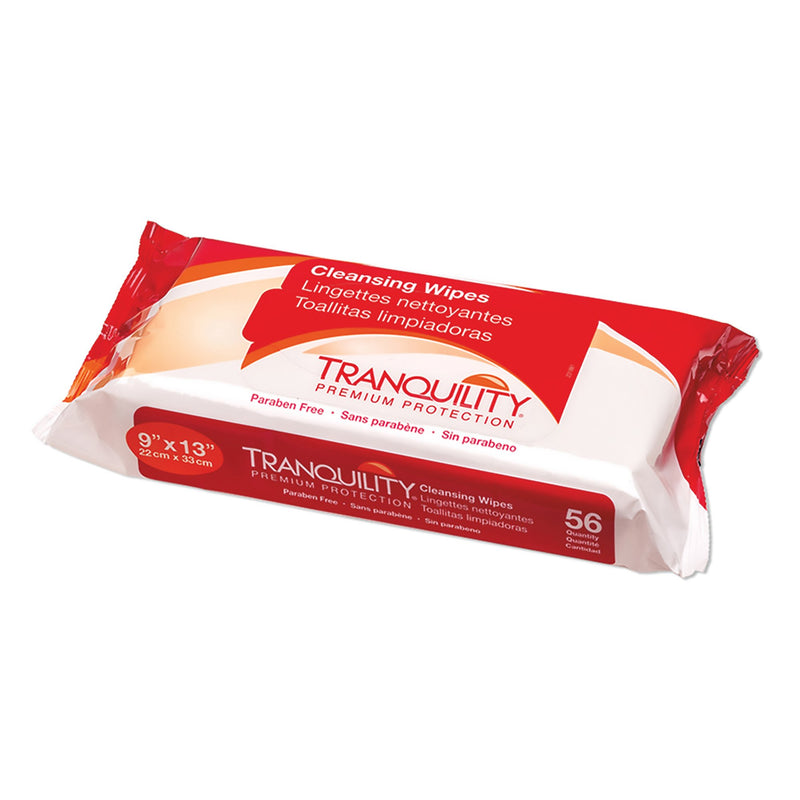 Tranquility Personal Wipe, Soft Pack, Aloe/Vitamin E/Chamomile, Scented