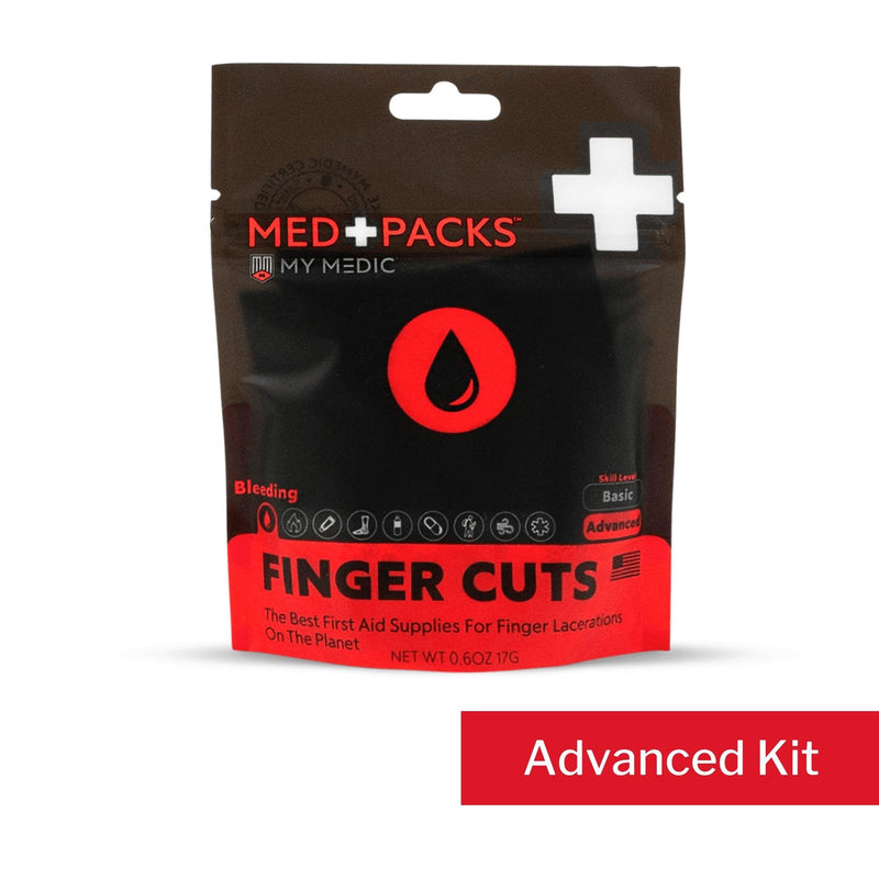 My Medic Med Packs First Aid Kit for Finger Cuts - Emergency Supplies in Portable Pouch