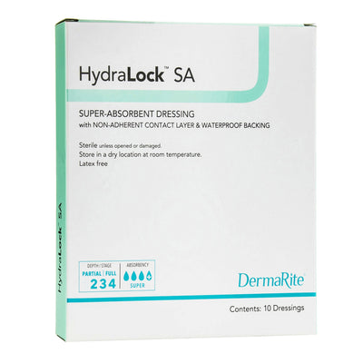 HydraLock™ Super Absorbent Dressing, 6 x 10 Inch