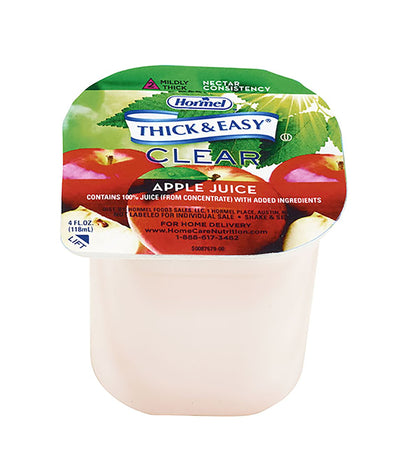 Thick & Easy® Clear Nectar Consistency Apple Thickened Beverage, 4-ounce Cup