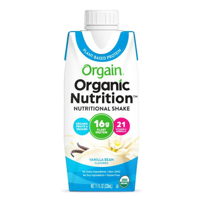 Organic Nutrition™ Vegan Vanilla Bean Oral Protein Supplement, 11 oz. Carton