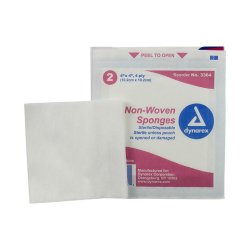 Dynarex® Sterile Nonwoven Sponge, 4 x 4 Inch