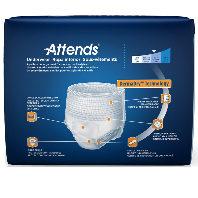 Attends® Extra Absorbency Underwear, Medium