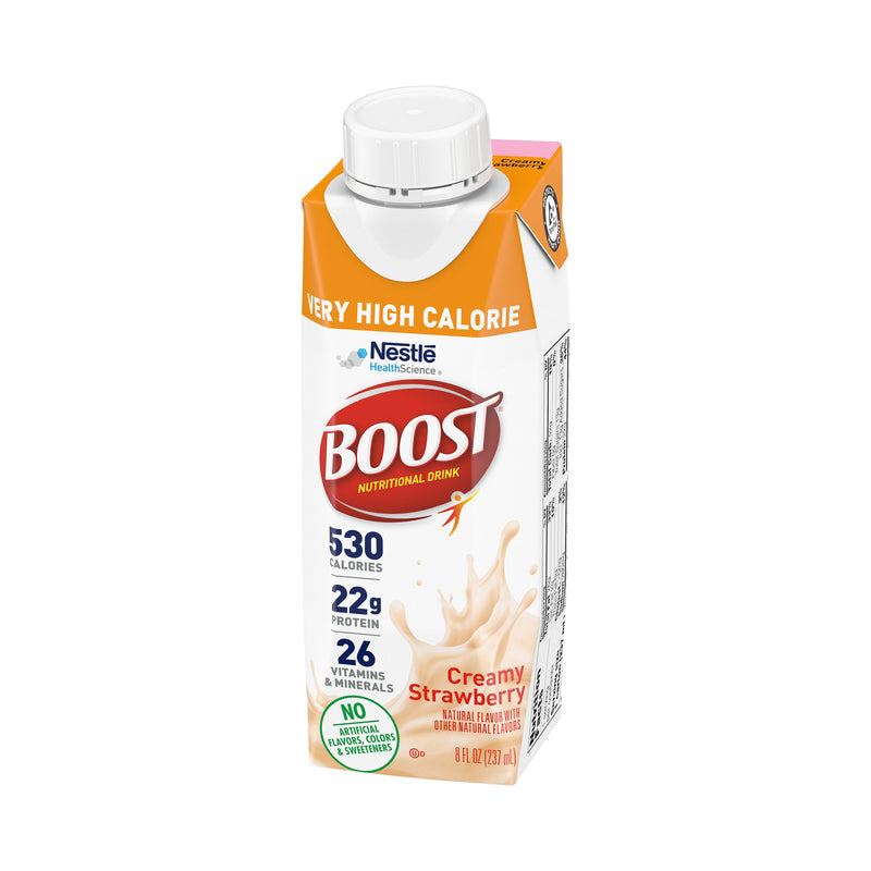 Boost® Very High Calorie Strawberry Oral Supplement, 8 oz. Carton