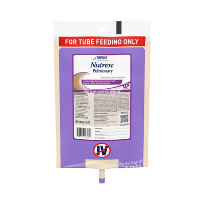Nutren® Pulmonary Ready to Hang Tube Feeding Formula, 33.8 oz. Bag